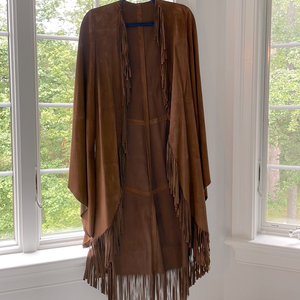 Vintage Ralph Lauren Purple Label Suede Shiloh Wrap